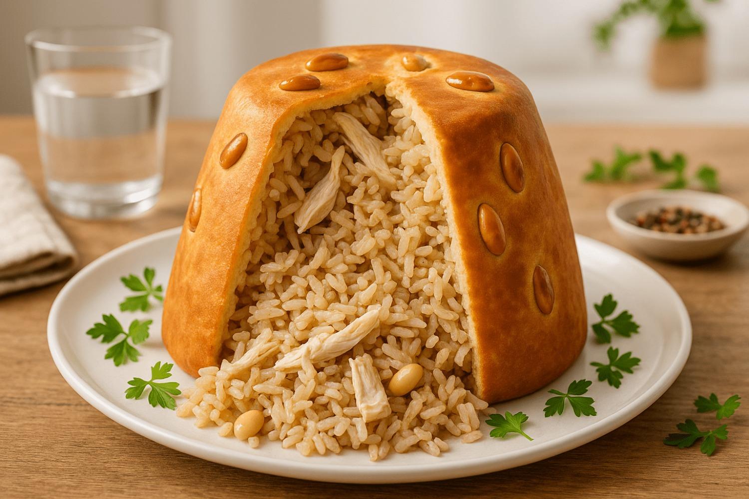 Klasik Perde Pilavı Tarifi – Geleneksel Tavuklu İç Pilavlı Perde Pilavı